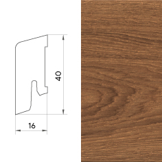 Parkettleiste KF 40 | Eiche Amber | matt lackiert